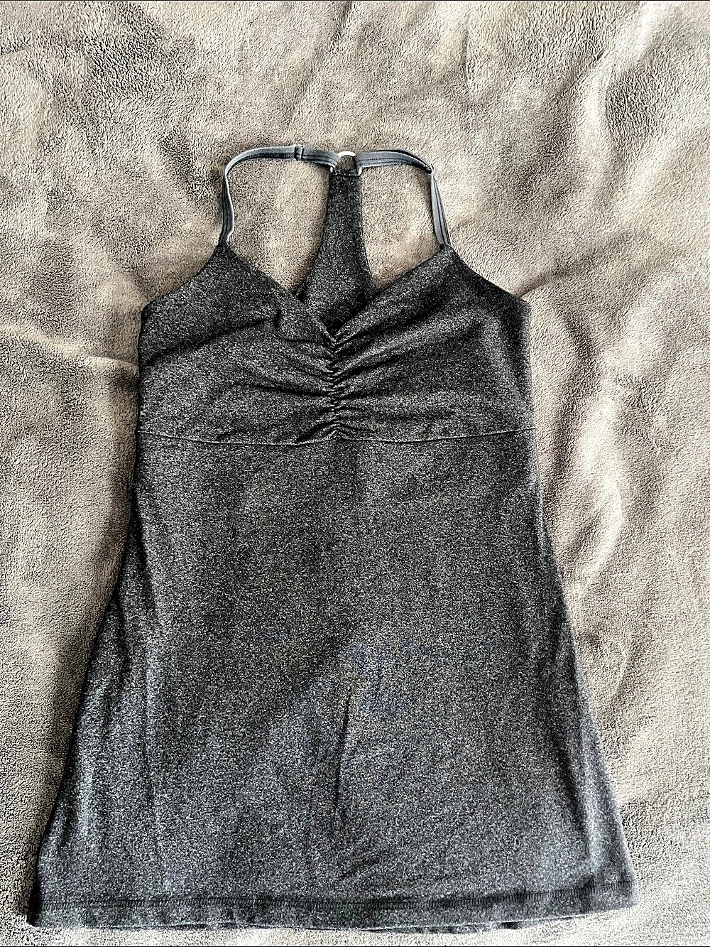 ❤️Beyond Yoga Spacedye Slim Racerback Cropped Tank Gray
